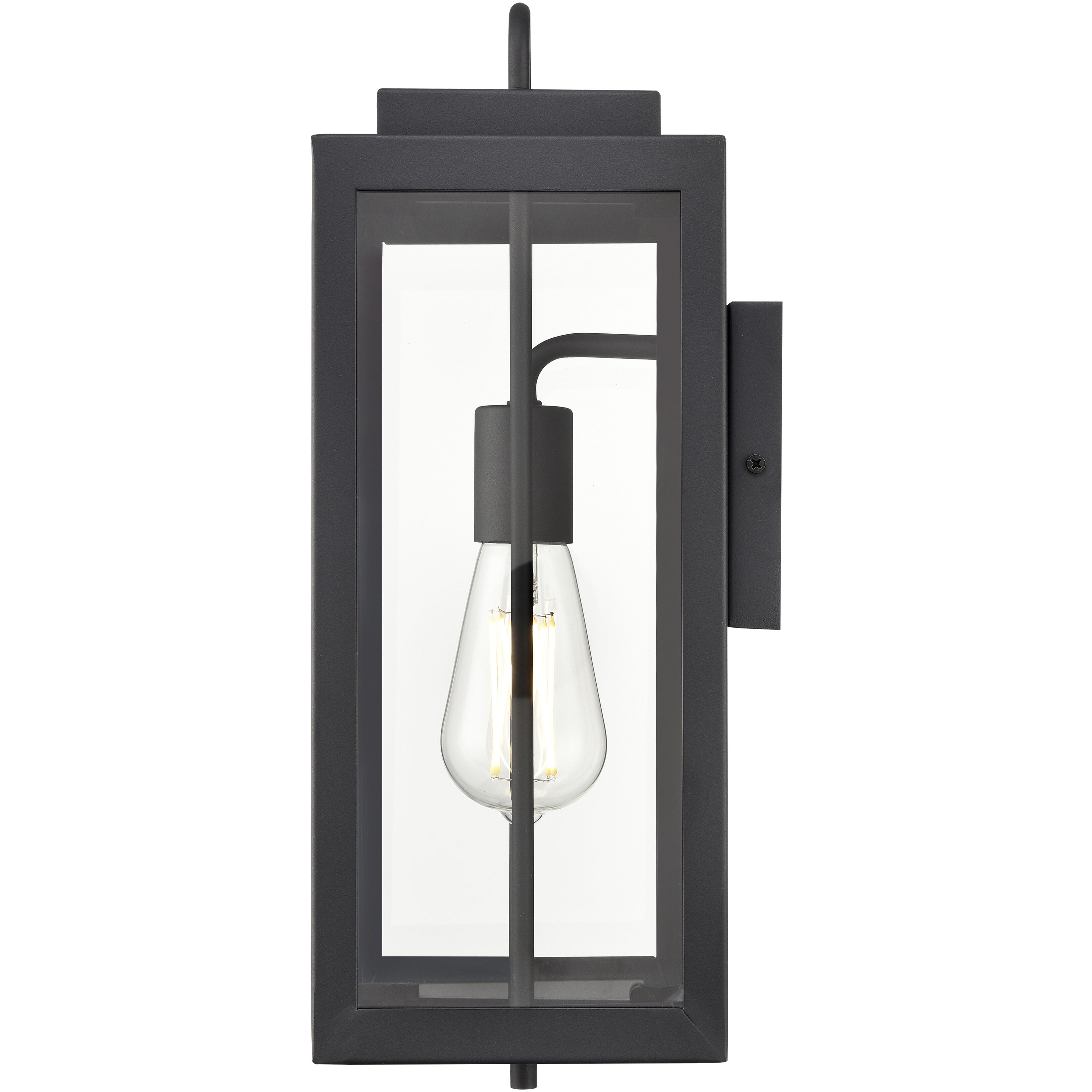 Gallatin 1 Light 15.7 inch Textured Black Outdoor Wall Sconce